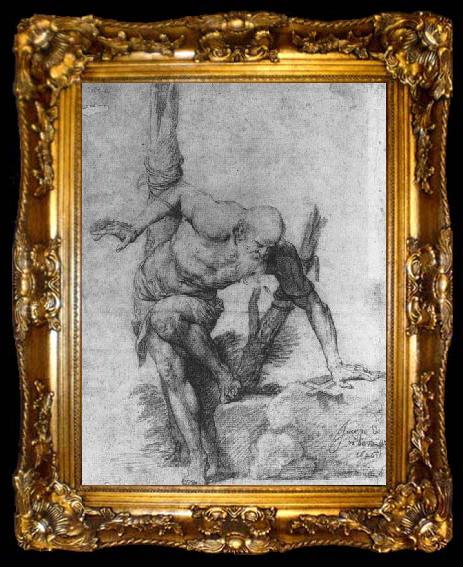 framed  Jusepe de Ribera St Albert, ta009-2